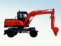 寶鼎挖掘機廠家80輪式挖掘機型號細(xì)節(jié)圖
