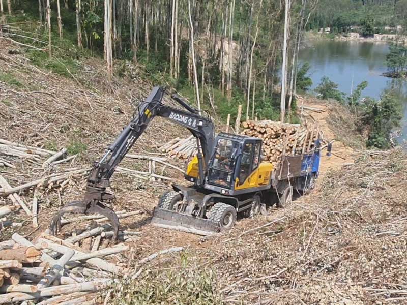 操作輕松、安全可靠：寶鼎抓木機在木材裝卸中的優勢