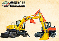 寶鼎輪式挖掘機(jī)80型號將該款新一代產(chǎn)品