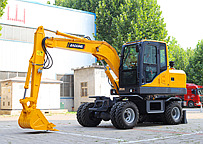 2019款寶鼎BD80W型號輪式挖掘機(jī)