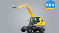 城建能手:寶鼎BD80W小型輪式挖掘機(jī)