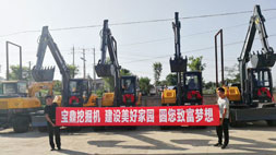 懂輪式挖掘機(jī)的都選擇寶鼎